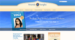 Desktop Screenshot of anandaindia.org